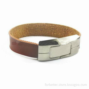 Leather Bracelet USB Drive